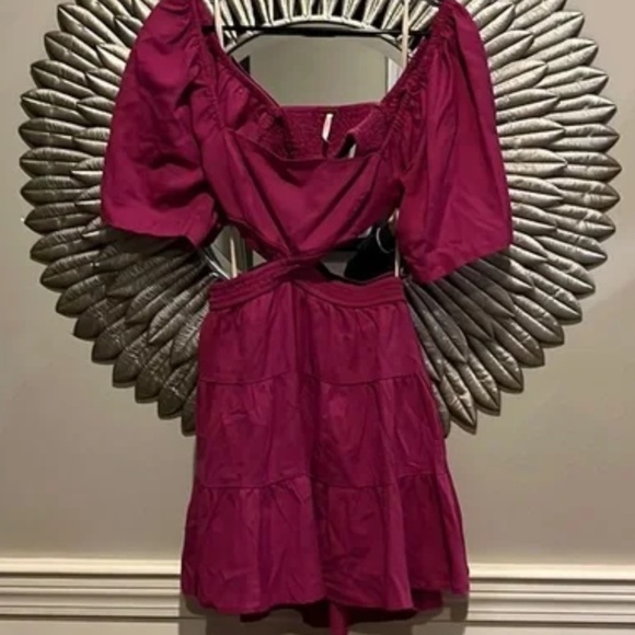 Free People Cross of Sunlight Mini Dress XS - Picture 2 of 2